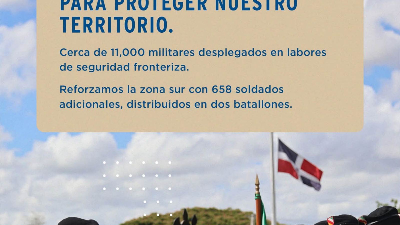 La Presidencia de la República Dominicana enfatizó que la protección de la frontera constituye un pilar fundamental para la seguridad nacional.
