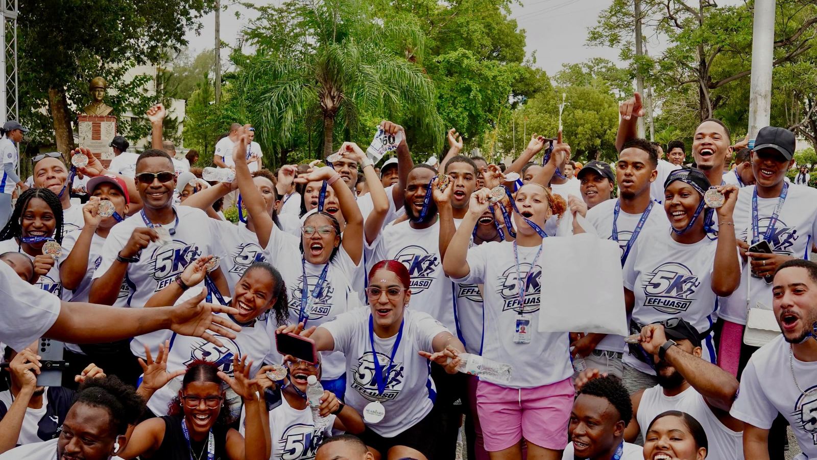 La UASD realiza su primera Caminata 5K con entusiasmo y gran participación.