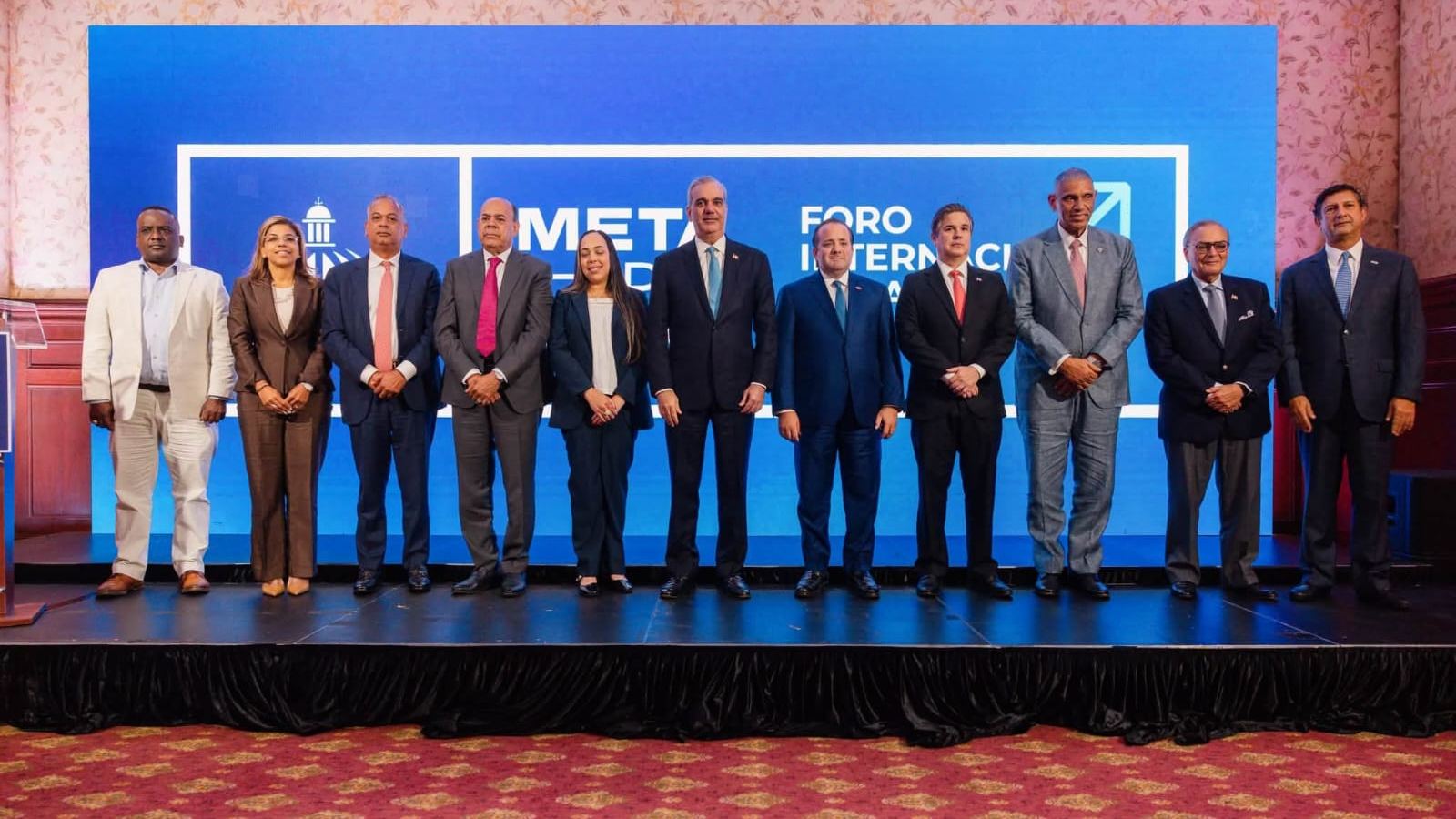 El presidente Luis Abinader presentó el programa Meta RD 2036 ante un auditorio internacional de empresarios e inversionistas.